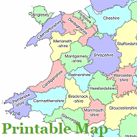 Printable County Map